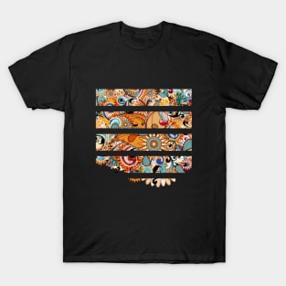 Floral abstract illustration truck art T-Shirt